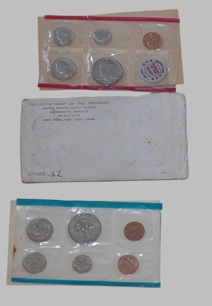 1972 US Presidents 11-Coin Set & Commemorative Medal - Original Packaging (P & D Mints)