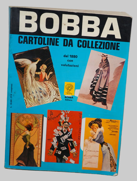 1979 Italian Vintage Collectible Postcard Guide from 1880 Bobba Book 