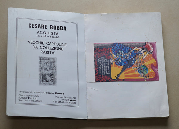1979 Italian Vintage Collectible Postcard Guide from 1880 Bobba Book 