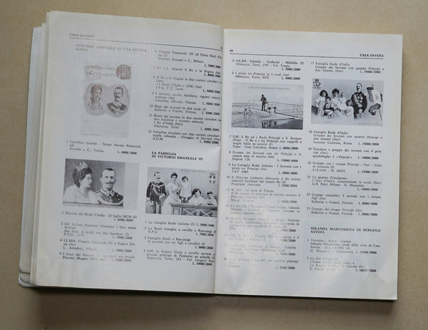 1979 Italian Vintage Collectible Postcard Guide from 1880 Bobba Book 