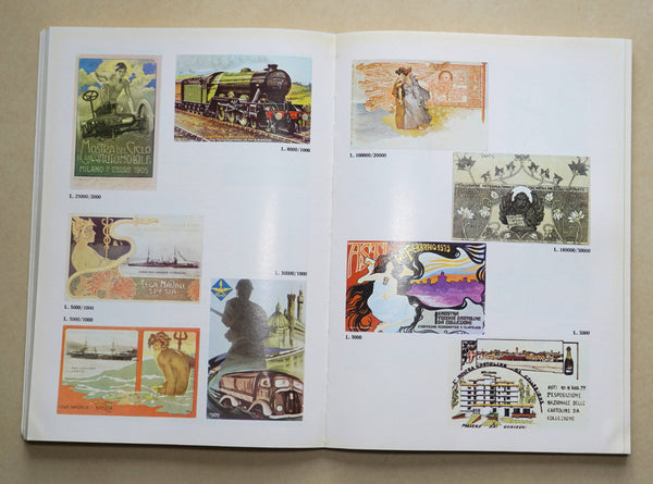1979 Italian Vintage Collectible Postcard Guide from 1880 Bobba Book 