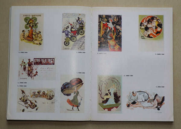 1979 Italian Vintage Collectible Postcard Guide from 1880 Bobba Book 
