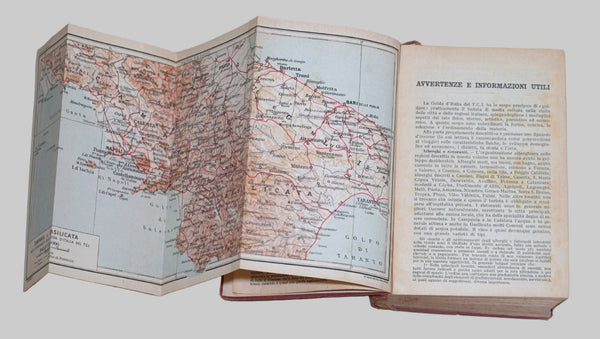 ITALIA Meridionale Vol. 3 Southern Italy 1928 Travel Guide Maps Book 1st Edition