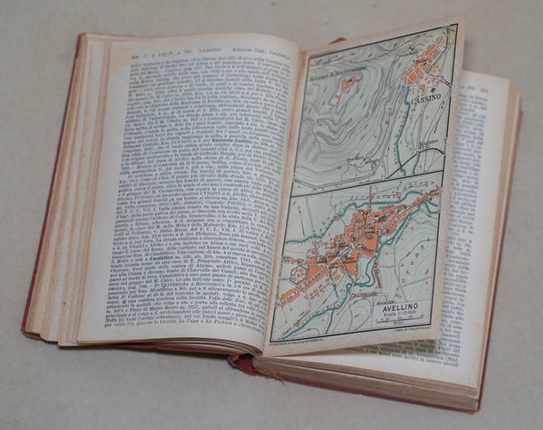 ITALIA Meridionale Vol. 3 Southern Italy 1928 Travel Guide Maps Book 1st Edition