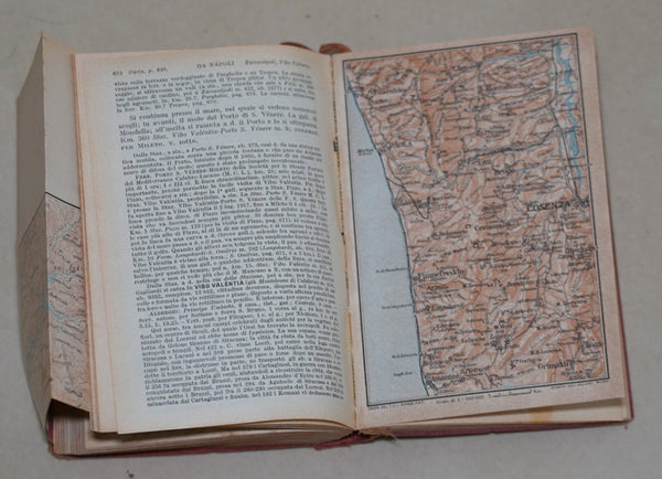ITALIA Meridionale Vol. 3 Southern Italy 1928 Travel Guide Maps Book 1st Edition