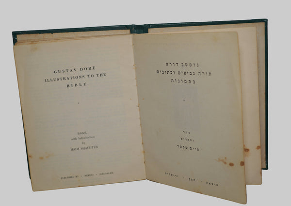 Judaica Illustrations to the Bible Book G Dore Copper Plaque 1950's Israel