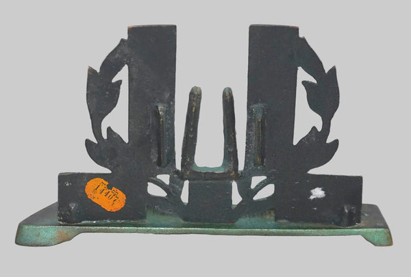 Judaica Letter Holder Rack Desk Organizer Vintage Israel 1950's 12 Tribes