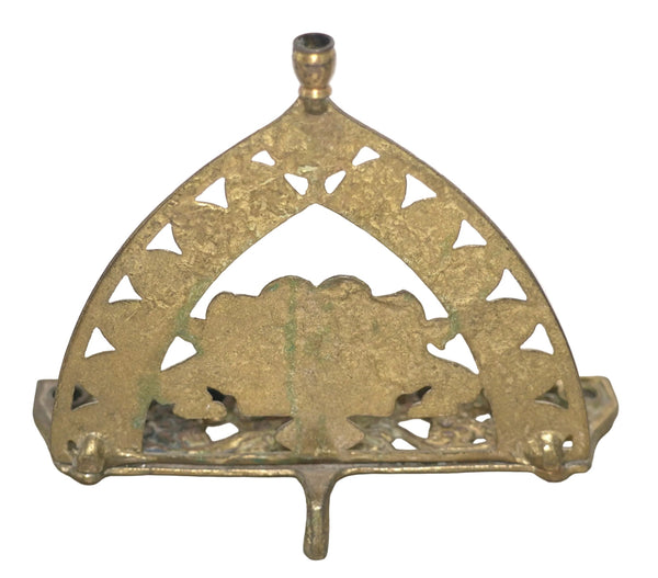 Judaica Menorah Hanukkah Vintage Israel 12 Tribes Tables of Covenant Signed