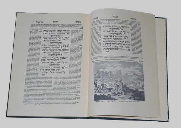 Judaica Pesach Passover Amsterdam Haggadah Facsimile Book Hardcover Israel 1986
