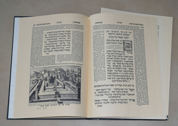 Judaica Pesach Passover Amsterdam Haggadah Facsimile Book Hardcover Israel 1986