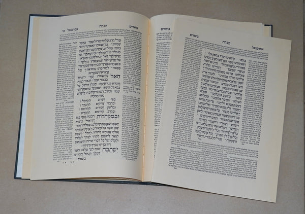 Judaica Pesach Passover Amsterdam Haggadah Facsimile Book Hardcover Israel 1986