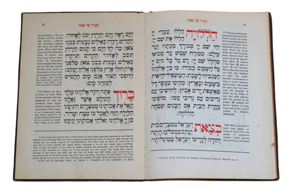 Judaica Pesach Passover Bezalel Plaque Raban Illustrated Haggadah 1961 Heb Eng