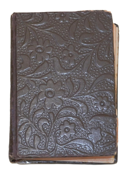 Judaica Yom Kippur Machzor Book Bezalel Jerusalem Metal Cover Bakal Hebrew Israel 1949