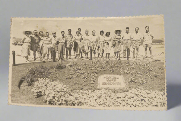Lot of 2 Collectible Herzl Items 1954 Memorial Booklet Photo at Grave Vintage