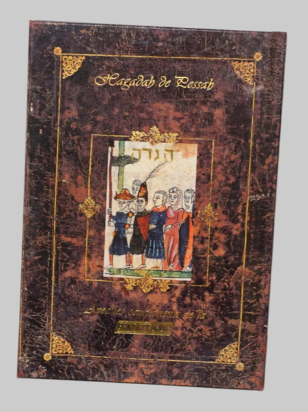 Lot of 2 Judaica Pesach Passover Illustrated Haggadah Israel French Spanish