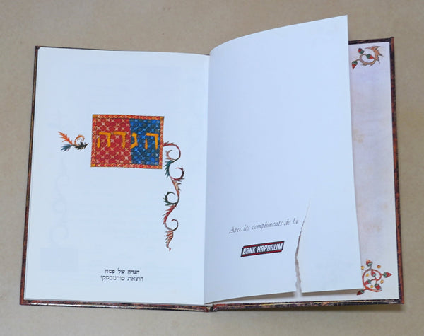 Lot of 2 Judaica Pesach Passover Illustrated Haggadah Israel French Spanish