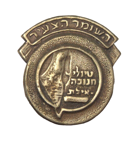 Lot of 3 Vintage Hashomer Hatzair 1966 Lapel Pin Badge Israel Youth movement