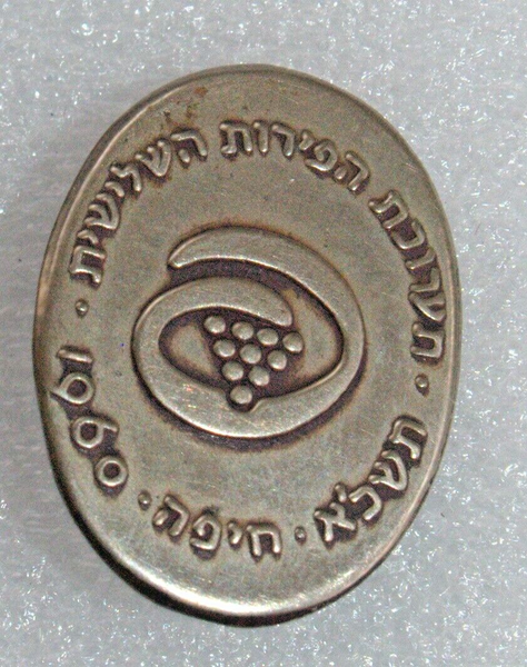 Lot of 3 Vintage Lapel Pins Israel 10th Anniversary, 1960's Expo, Zachor