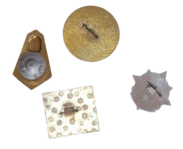 Lot of 4 Vintage Russian Soviet Union Lapel Pins
