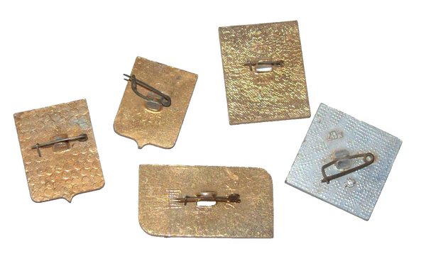 Lot of 5 Vintage Russian Soviet Union Lapel Pins