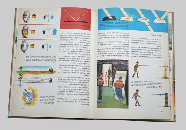 Treasures of Science for Youth: Physics and Chemistry Vintage Hebrew Book 1966