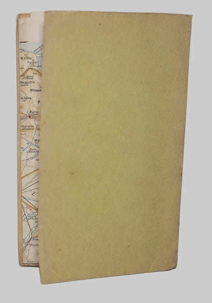 Vintage 1930s/40s Map of Italy Napoli Foggia Touring Club Italiano (Foglio 8)