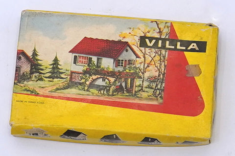 Vintage Miniature Villa Building Kit Plastic Model 1960's Hong Kong