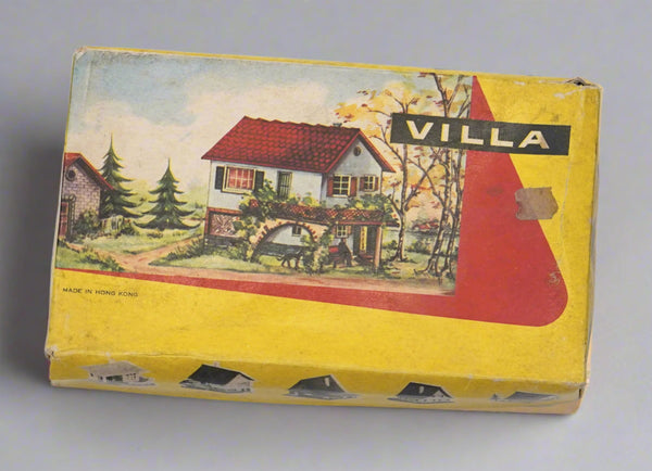 Vintage Miniature Villa Building Kit Plastic Model 1960's Hong Kong