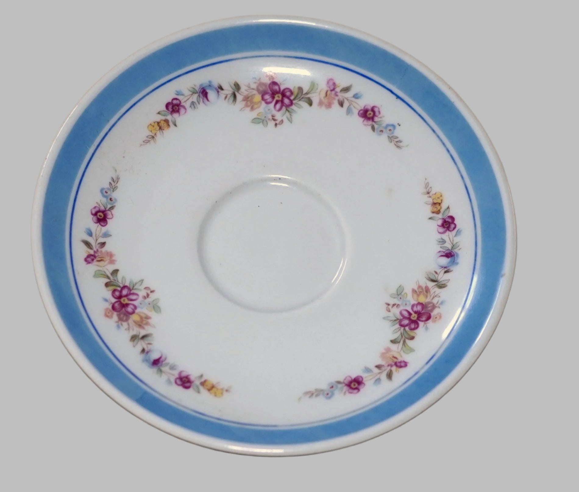 Vintage Porcelain Collector Plate Coaster Suisse Langenthal Schweizerhof Lucerne