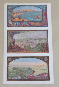Vintage Print by Ze'ev Raban Bezalel Jericho Hebron Jaffa Judaica Israel