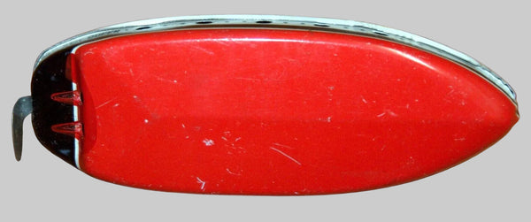 Vintage Sea Queen Tin Boat Metal Toy 1960's Steam w Accessory