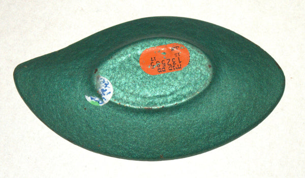 Vintage Small Trinket Tray Painted Bronze Biblical Scene Judaica Israel 1960's