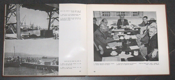 Vintage 1952 Book How Israel Governed Illustrated Hebrew English French Photos