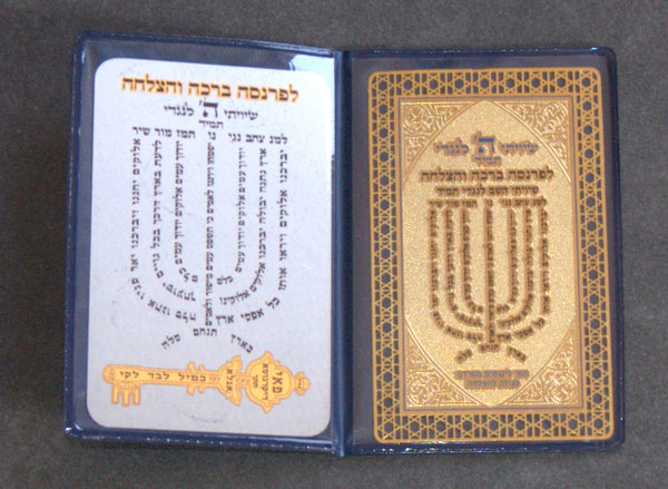 Judaica Kabbalah 2 Amulet Shiviti Segula Remedy Wealth & Success Lamenazeah