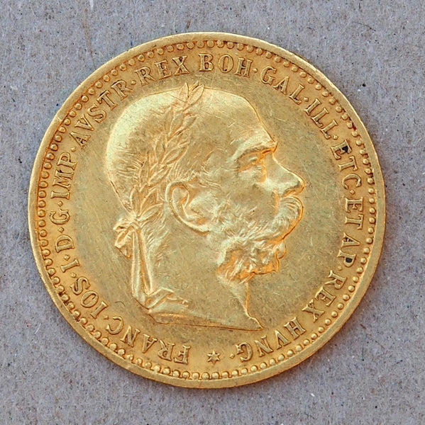 Austria Habsburg 1905 10 Corona Gold Coin Franz Joseph I KM# 2805
