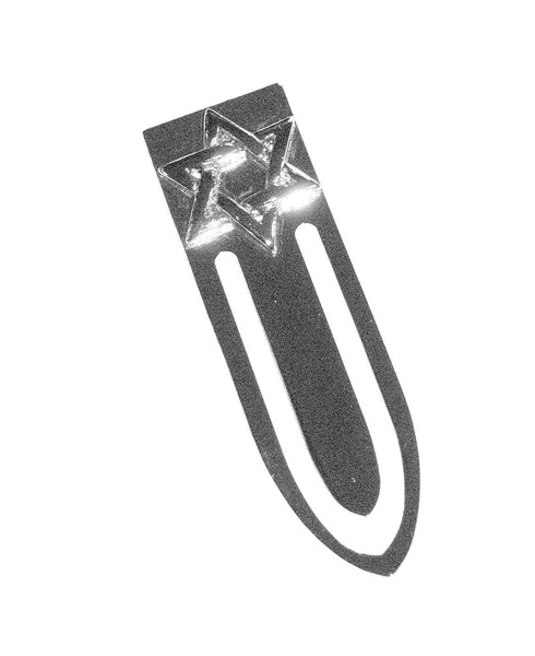 Judaica Bookmark Israel Silver Tone Amulet Charm Magen David Star