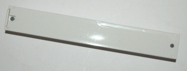 Judaica Mezuzah Case White Plastic Closed Back 12 cm