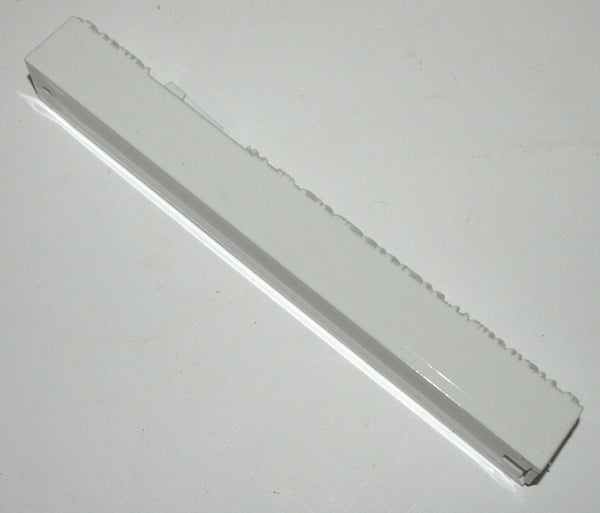 Judaica Mezuzah Case White Plastic Closed Back 12 cm