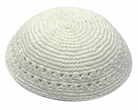 Crochet Cotton Knit Frik Kippah 20 cm Judaica Yamaka Kippa