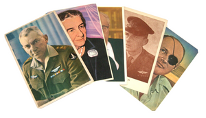 Lot of 5 Vintage Photo Postcards Israel Leaders Rabin Dayan Golda Bar-Lev 1960's