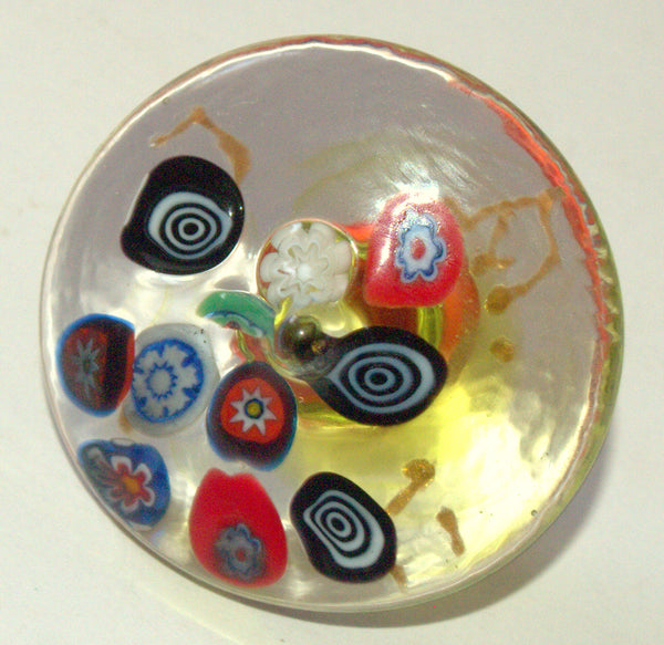 Murano Glass Handmade Dreidel Sevivon Hanukkah Judaica Italy Venice Murrina
