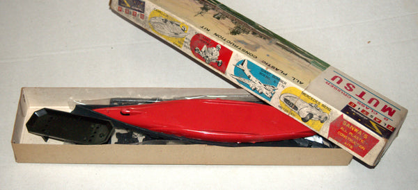 SANWA B Class Cruiser Battleship Mutsu Vintage Plastic Kit Toy Japan 1960's