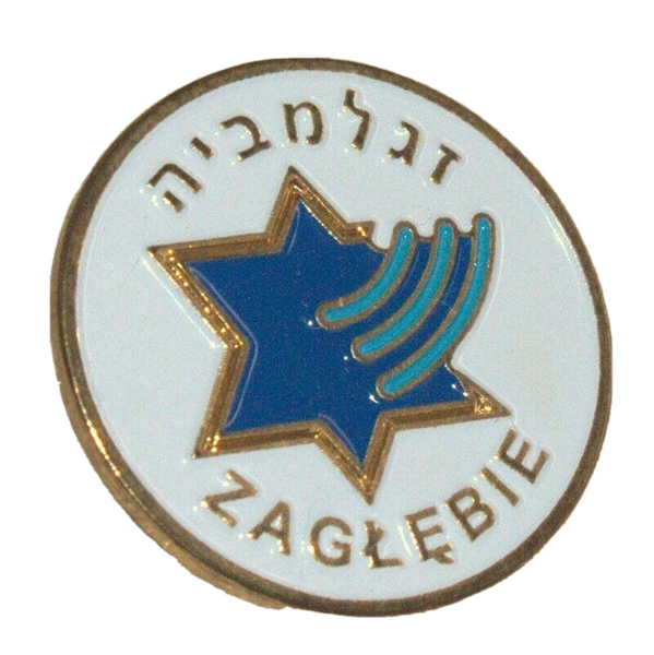 Zagłębie Zaglembie World Organization Holocaust Victims Memorial Lapel Pin